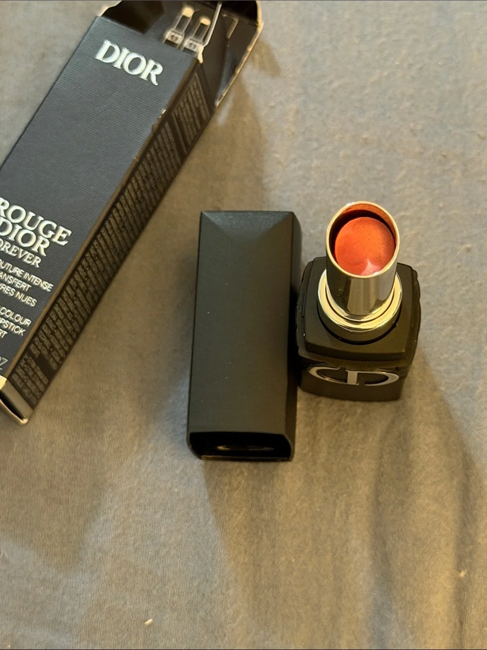 Dior Rouge Dior Forever Lipstick — Black & Gold Packaging - 547 Forever Adoree